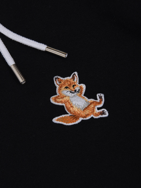 CHILLAX FOX PATCH CLASSIC HOODIE_BLACK